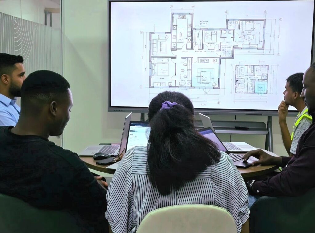 Oscon Team developing detailed drawings